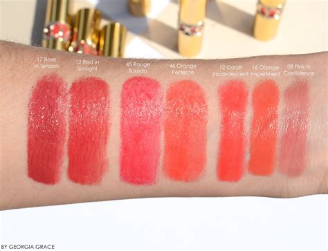 yves saint laurent rouge volupte shine lipstick|ysl rouge volupte shine swatches.